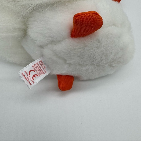 Ty Gracie Stuffed Swan - White and Orange - Picture 4 of 4